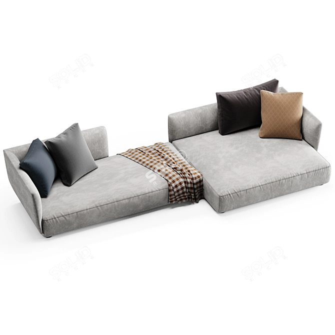 Modern Italian Design Furniture 3D model image 5