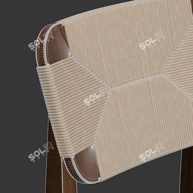 GUBI C-Chair Dining Chair 3D model image 7