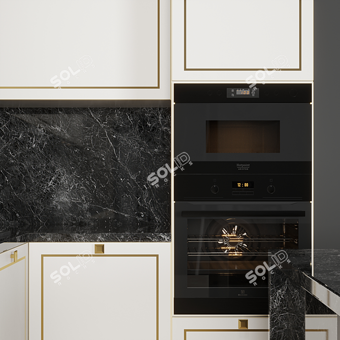 Complete Kitchen Appliance Set 3D model image 3