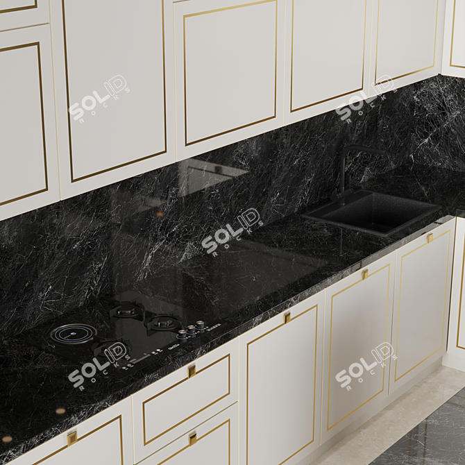 Complete Kitchen Appliance Set 3D model image 5