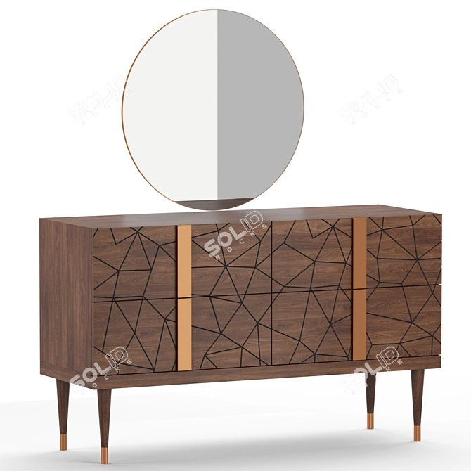 Elegance in a Mirror 3D model image 1