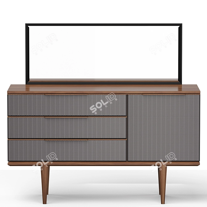 Elegant Punto Dressing Table 3D model image 2