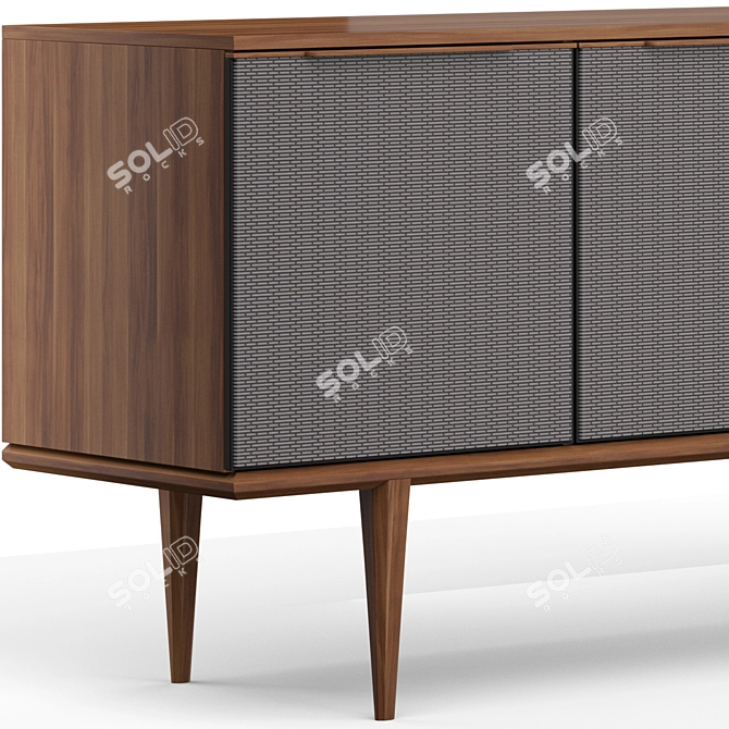 Elegant Punto Sideboard by Moismobilya 3D model image 2