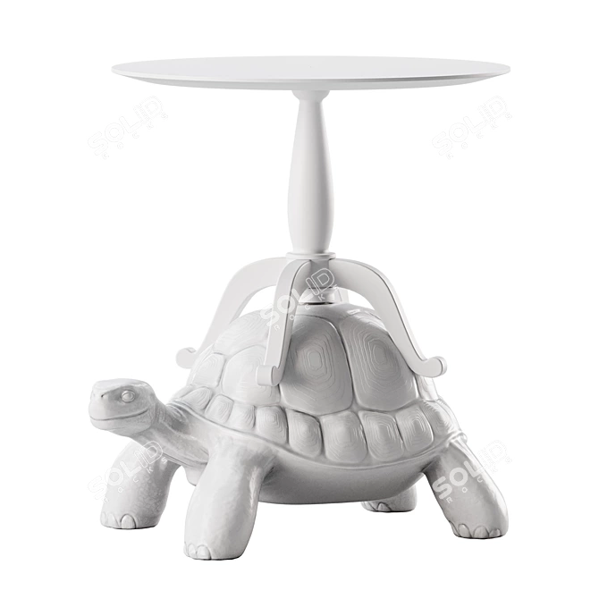 Elegant Turtle Carry Coffee Table 3D model image 2