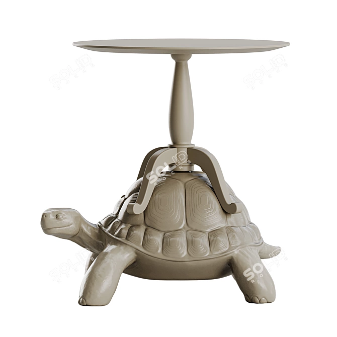 Elegant Turtle Carry Coffee Table 3D model image 5