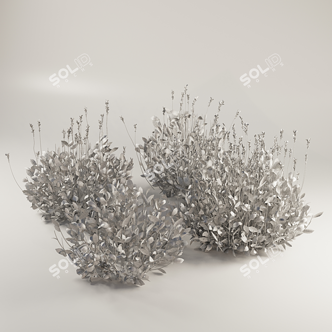 Wilderness Explorer Bush Set 3D model image 6