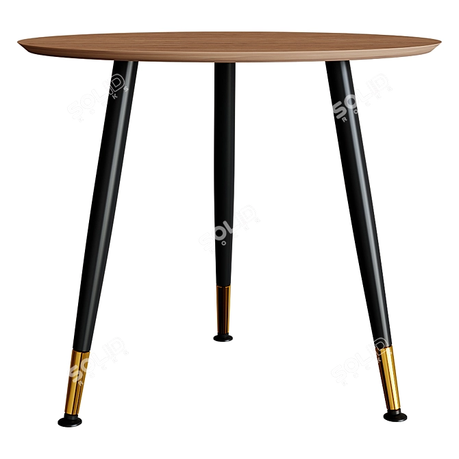 "RHOME Messi Dining Table - Stylish and Functional 3D model image 1