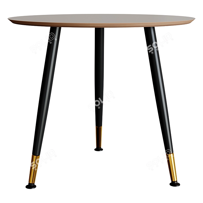 "RHOME Messi Dining Table - Stylish and Functional 3D model image 2