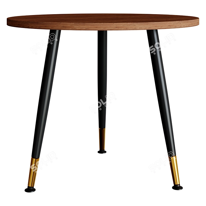 "RHOME Messi Dining Table - Stylish and Functional 3D model image 5