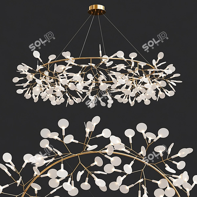 Elegant Heracleum Lighting Collection 3D model image 1