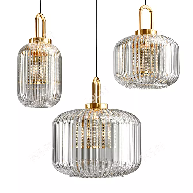 Modern Frist Pendant Light 3D model image 1