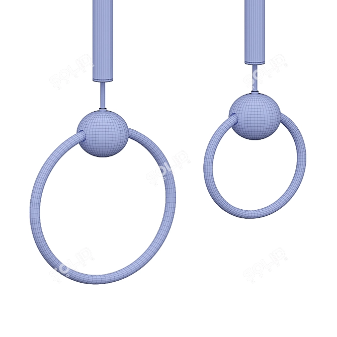 Modern Ring Lampatron - Stylish Design 3D model image 4