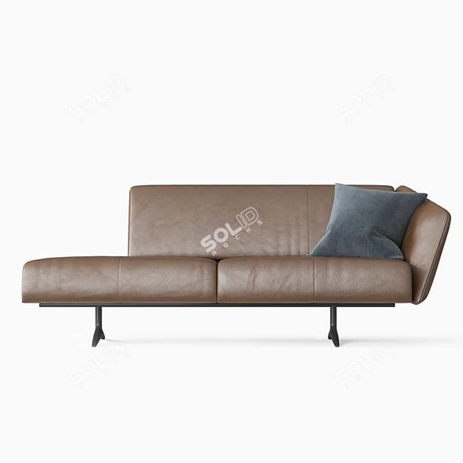 Elegant Comfort: Bundle Sofa 3D model image 2