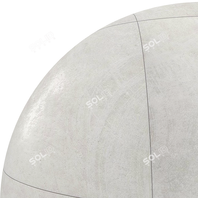 White Concrete: HD Textures for Floors & Walls 3D model image 4