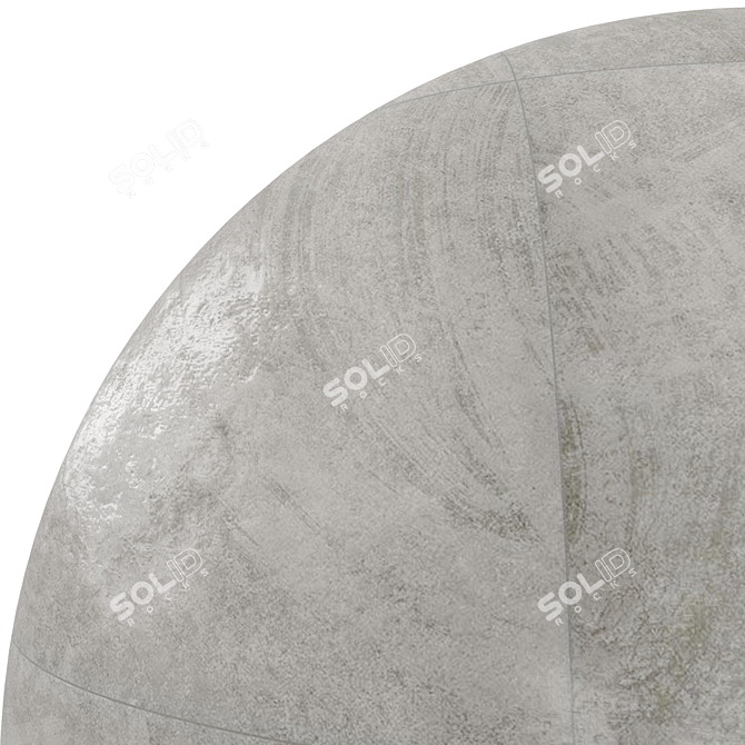 Gray Concrete: PBR Material for 3D Rendering 3D model image 4