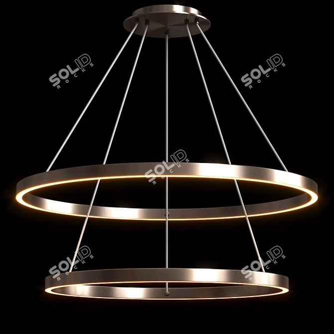 Cerchio Pendant Chandelier 3D model image 4