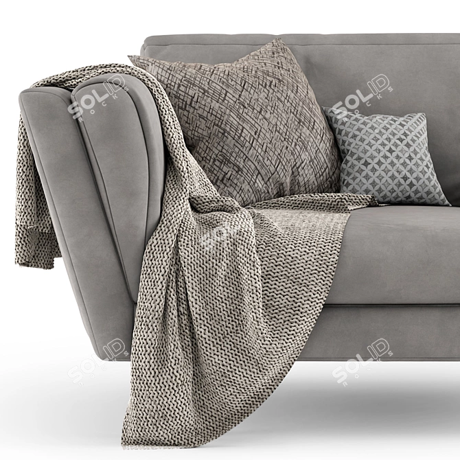 NOVA Modern Sofa 3D model image 3