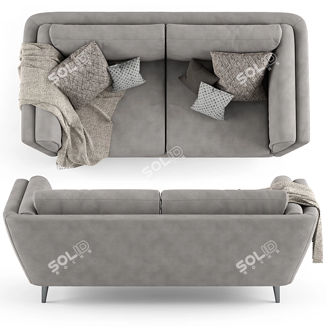 NOVA Modern Sofa 3D model image 4