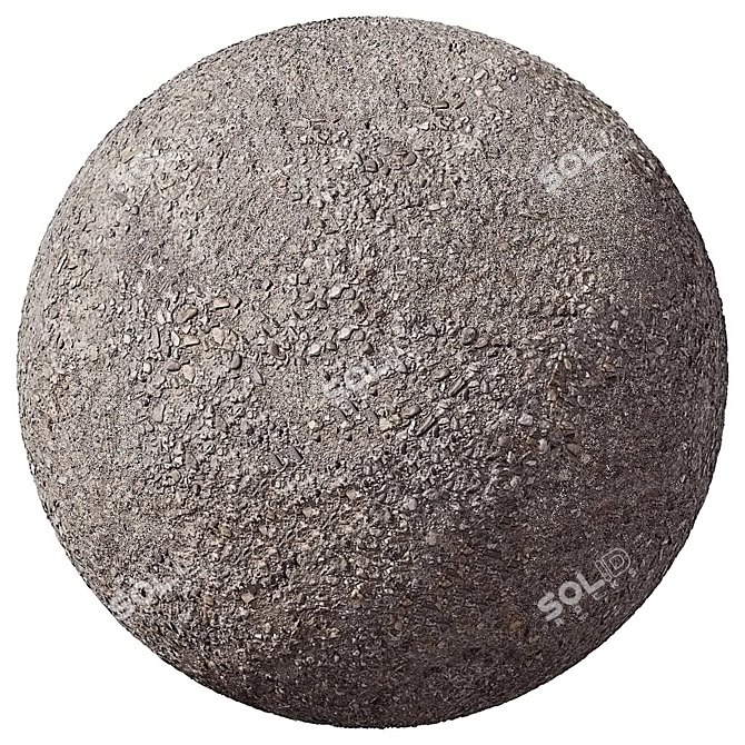 Premium Decorative Concrete 3D model image 1