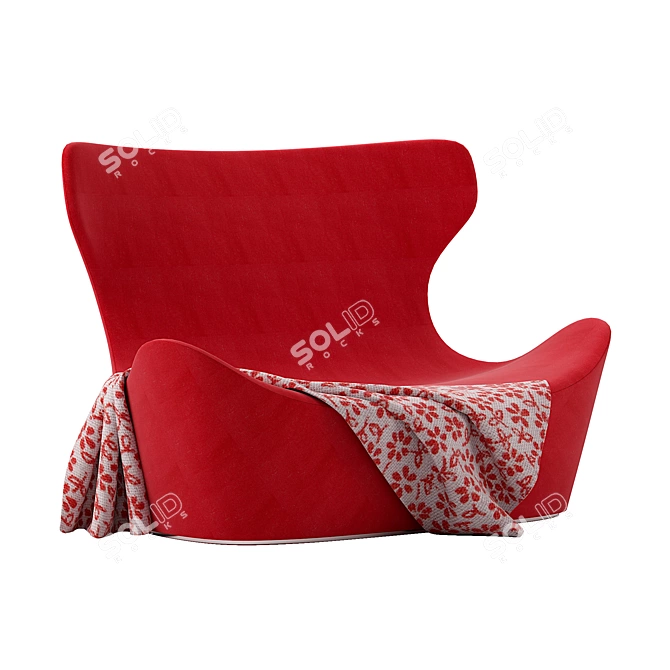 Papilio Love: Iconic Comfort for Two 3D model image 2