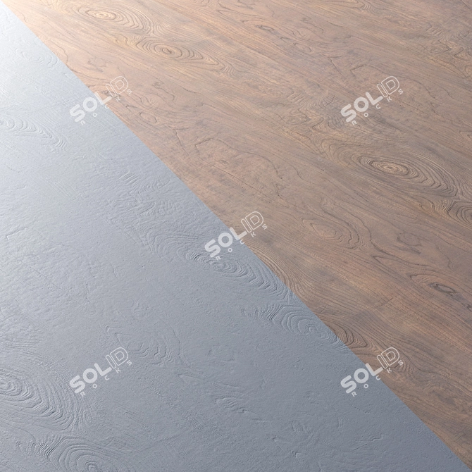 Seamless Wood Texture & Material 3D model image 4