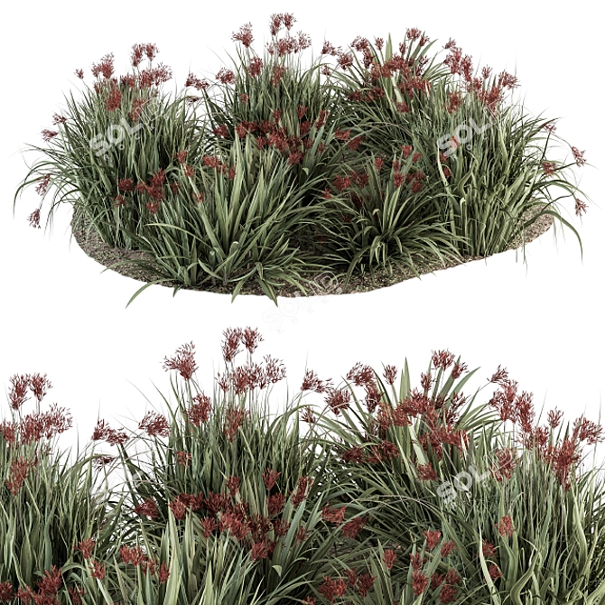 Garden Planting Kit: Bush Edition 3D model image 1