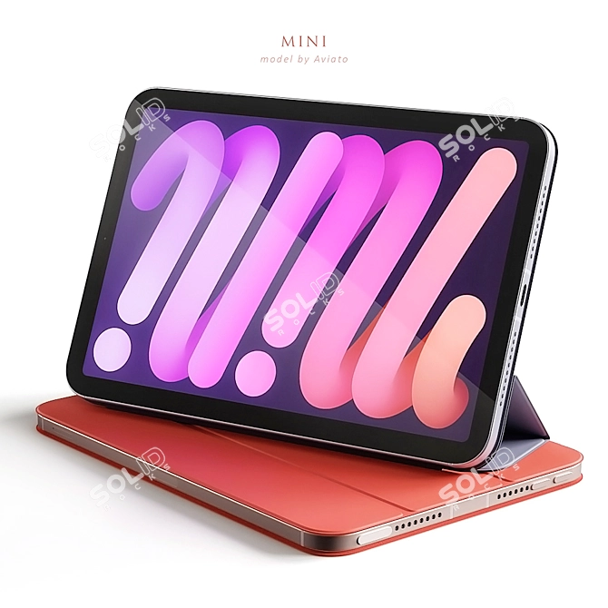 Sleek Apple iPad mini 2021 - Powerful & Compact 3D model image 4