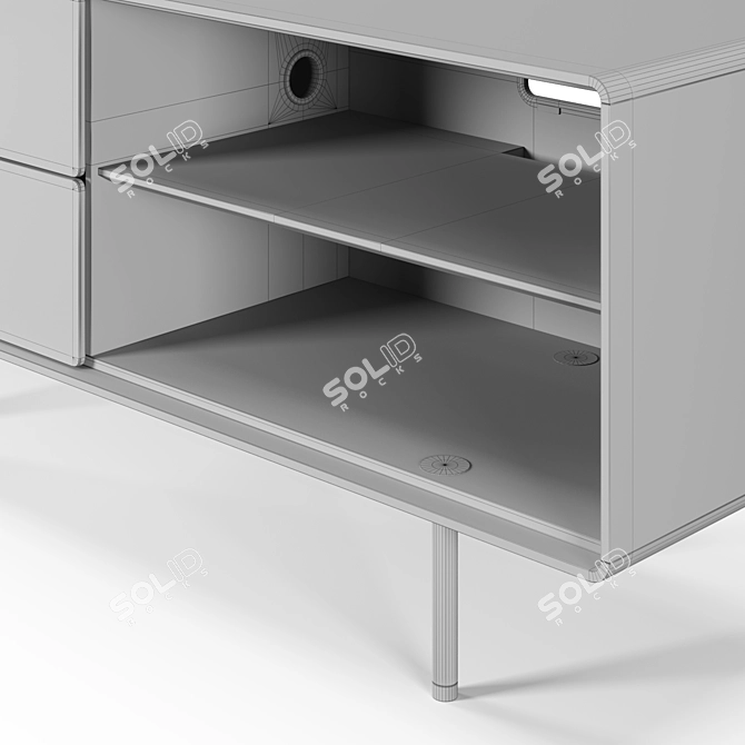 Gazzda Fina Sideboard 150: Stylish Storage Solution 3D model image 4