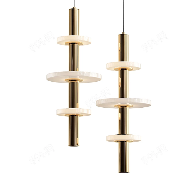 Olavia: Sleek Designer Lamp, 3D Model 3D model image 1