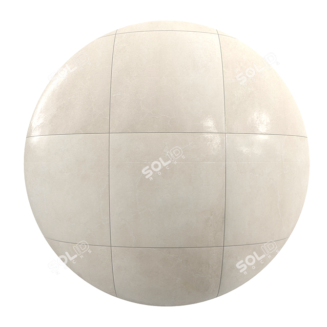 Title: Beige Avenue: Premium PBR Textures 3D model image 1