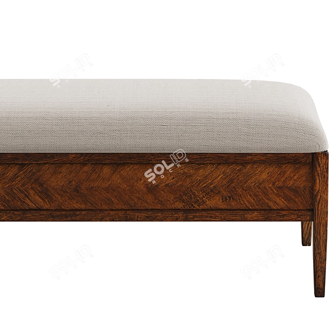 Timeless Elegance: Theodore Alexander Nova Bench 3D model image 3