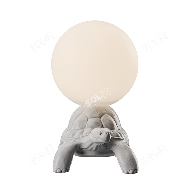 QEEBOO Turtle Carry Lamp: Portable & Stylish Lighting 3D model image 3