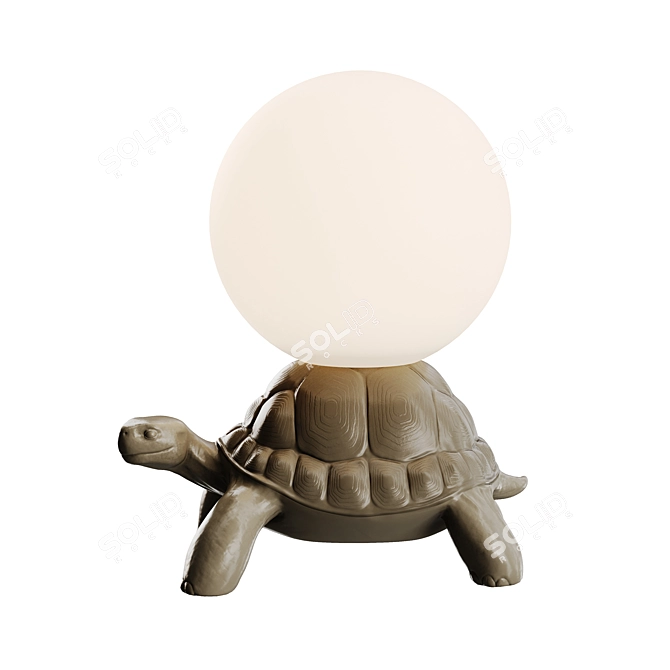 QEEBOO Turtle Carry Lamp: Portable & Stylish Lighting 3D model image 6