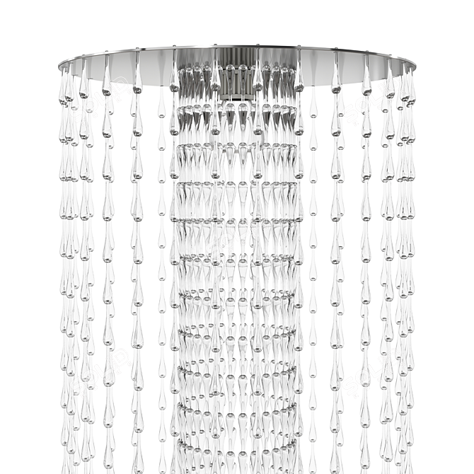 Glimmering Fountain Chandelier 3D model image 4