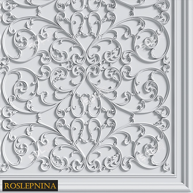 Gorgeous GR-6007R Ceiling Composition 3D model image 4