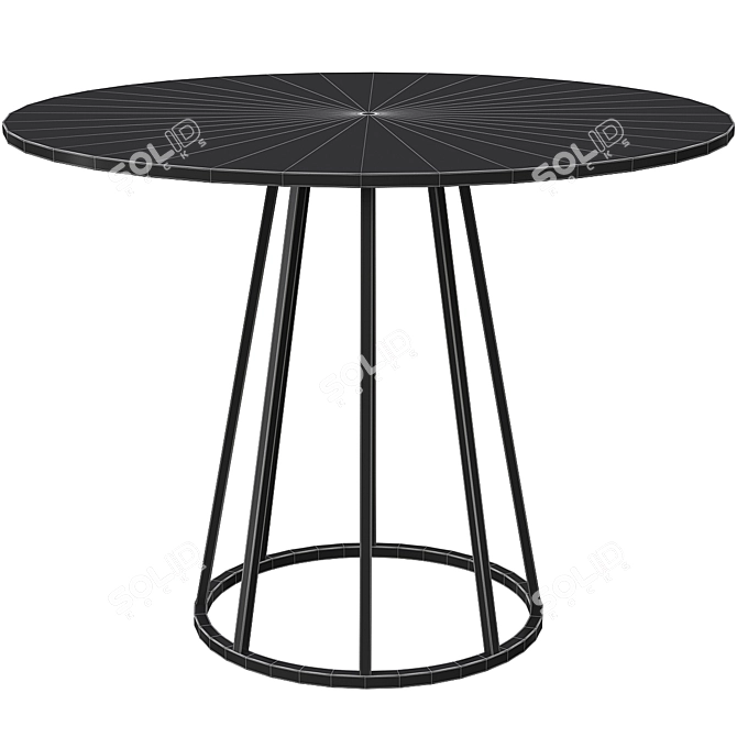 Avalon Dining Table 3D model image 2