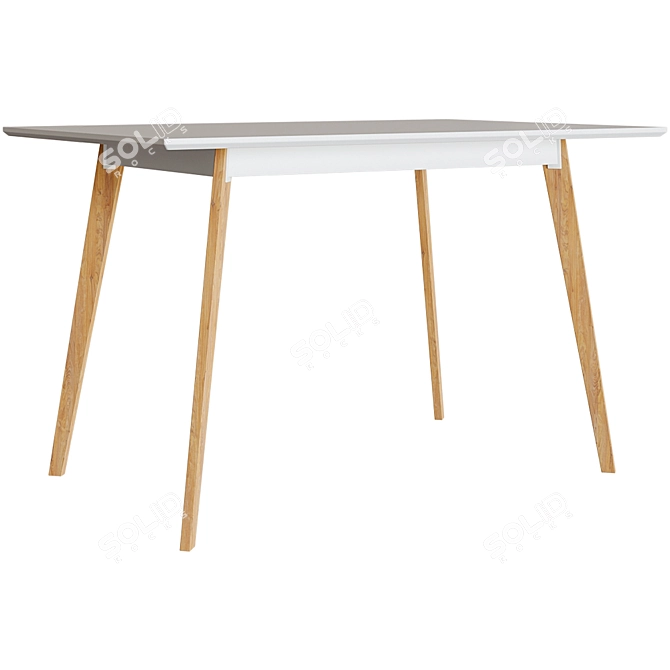 ST Frank Dining Table 3D model image 1