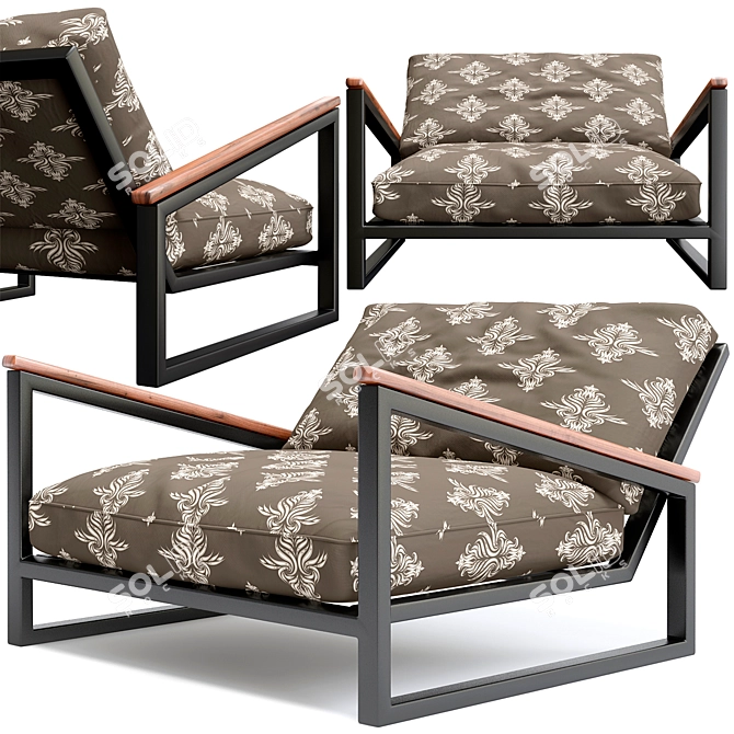 Industrial Loft Chair by Iminiti 3D model image 1