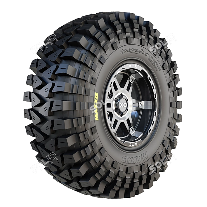 MAXXIS Trepador: Ultimate Off-Road Tire 3D model image 1