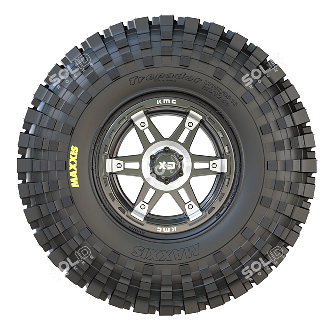 MAXXIS Trepador: Ultimate Off-Road Tire 3D model image 2