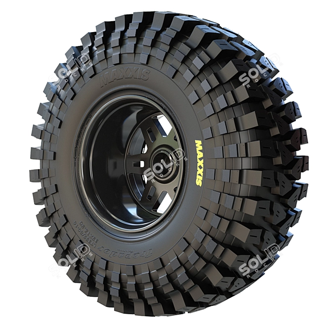 MAXXIS Trepador: Ultimate Off-Road Tire 3D model image 3