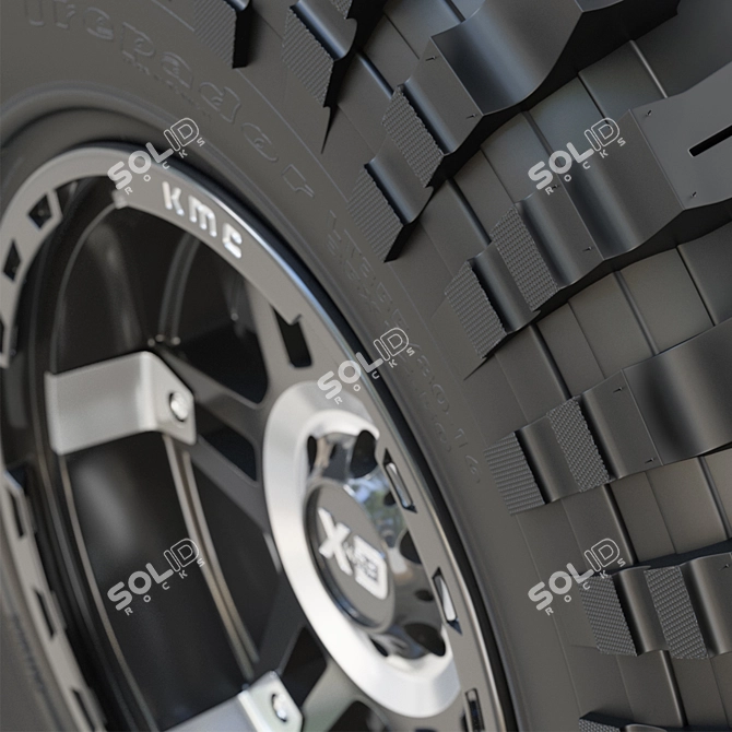 MAXXIS Trepador: Ultimate Off-Road Tire 3D model image 5