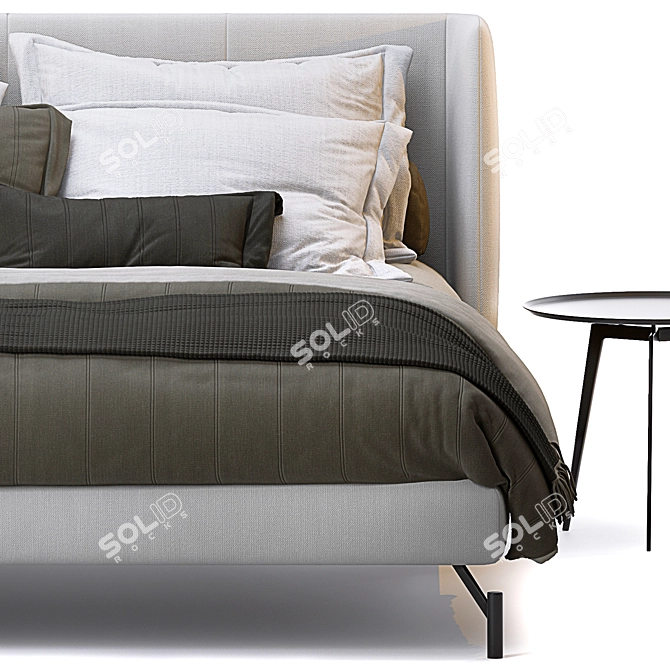 Modern Basket Bed by Bonaldo 3D model image 3