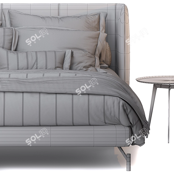 Modern Basket Bed by Bonaldo 3D model image 4