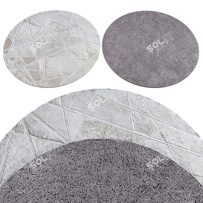  Round Rugs Collection 359 3D model image 1