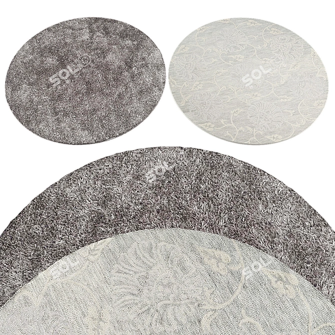  Round Rugs Collection 359 3D model image 2