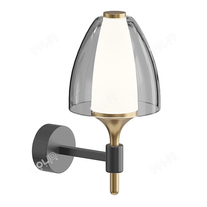 Modern LED Wall Lamp 3D model image 3