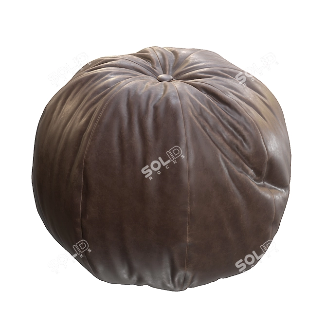 Mason Outdoor Pouf - Stylish and Comfortable Patio Seating 3D model image 5