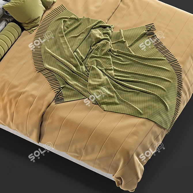 Ikea Lauvik Divan Bed: Sleek and Versatile 3D model image 4