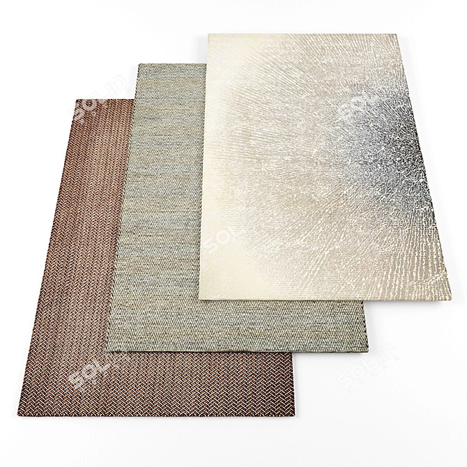 High Resolution Modern Rugs 3D model image 1